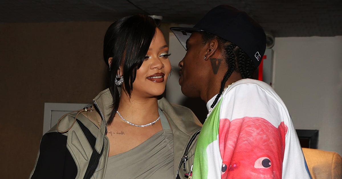 Vestido preto de Rihanna para o aniversário de A$AP Rocky