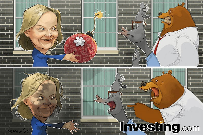 o primeiro mês desastroso de Liz Truss Por Investing.com