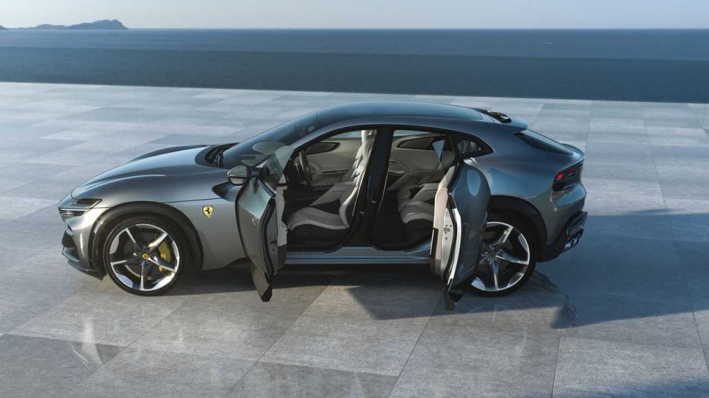O Ferrari Purosangue, primeiro SUV da marca italiana, tem preço bem superior aos seus concorrentes, como o Lamborghini Urus