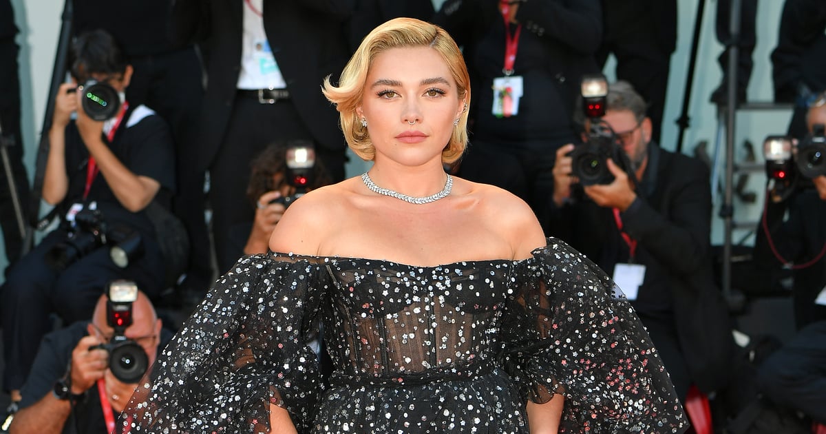 Florence Pugh usa vestido espartilho halter no Instagram