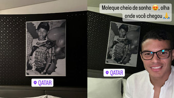 Jogadores da seleção mostram detalhes dos quartos no Catar; veja – Fotos