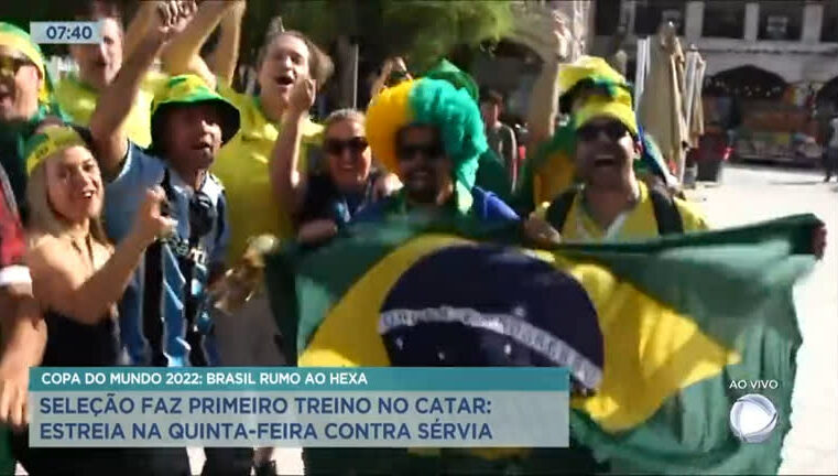 Torcida brasileira no Catar mostra otimismo para Copa