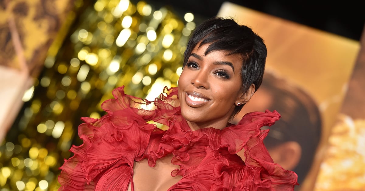 Kelly Rowland usa vestido recortado vermelho 3D na estreia de Babylon