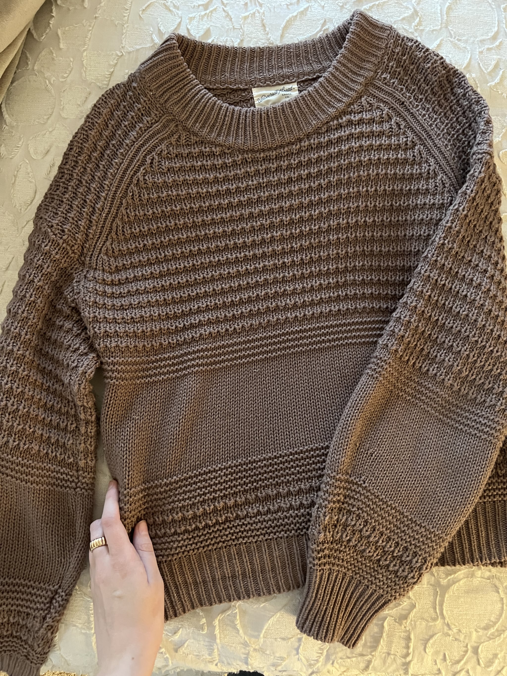 suéter pulôver de gola redonda target universal thread