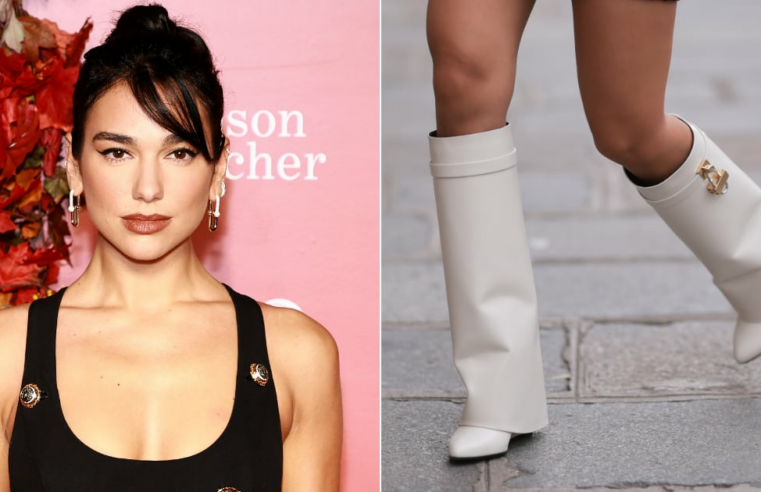 Celebridades usando botas Givenchy Shark Lock