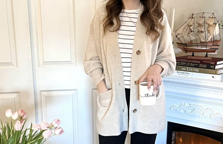 Cozy Earth Quintessential Cashmere Cardigan Review |  2023