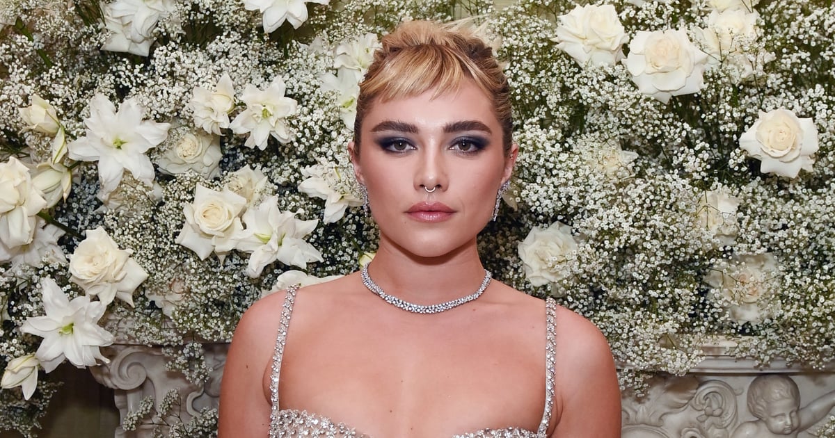 Florence Pugh Minivestido de lantejoulas Valentino, pós-festa do BAFTA