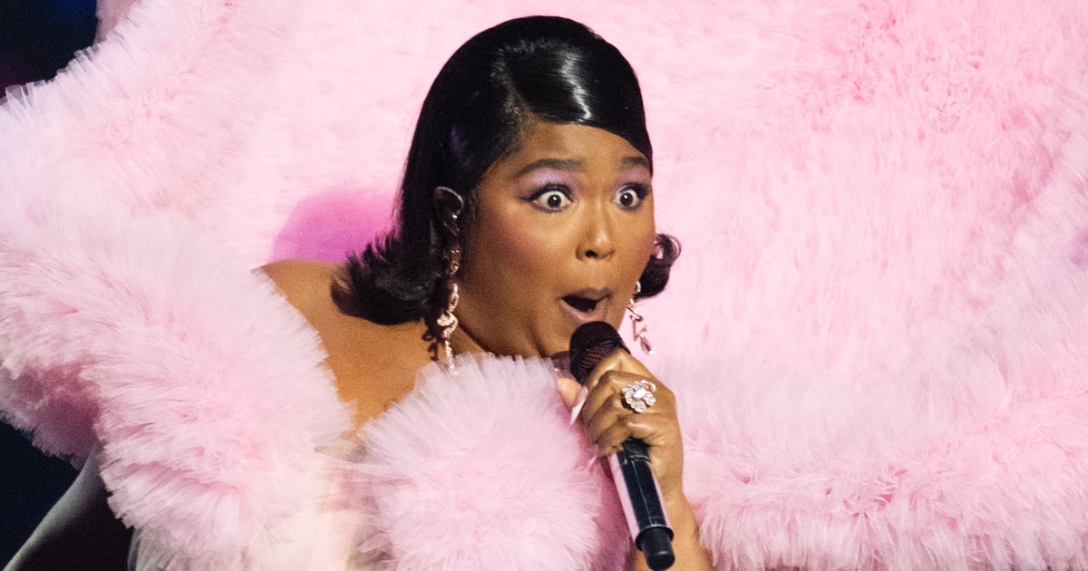 Lizzo usa um vestido Fluffy Pink Act N ° 1 no Brit Awards