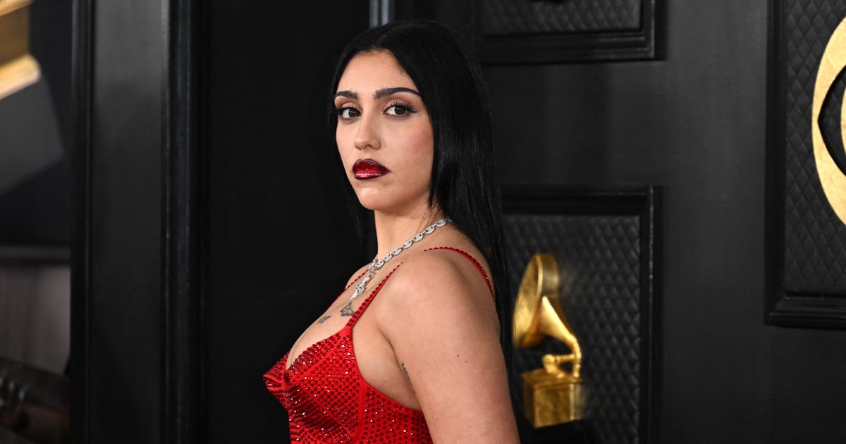 Lourdes Leon usa um vestido de sutiã cone para o Grammy 2023