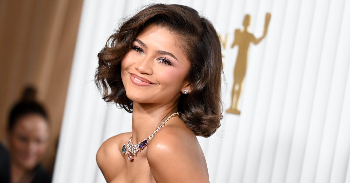 Vestido Rosa Valentino de Zendaya no SAG Awards 2023