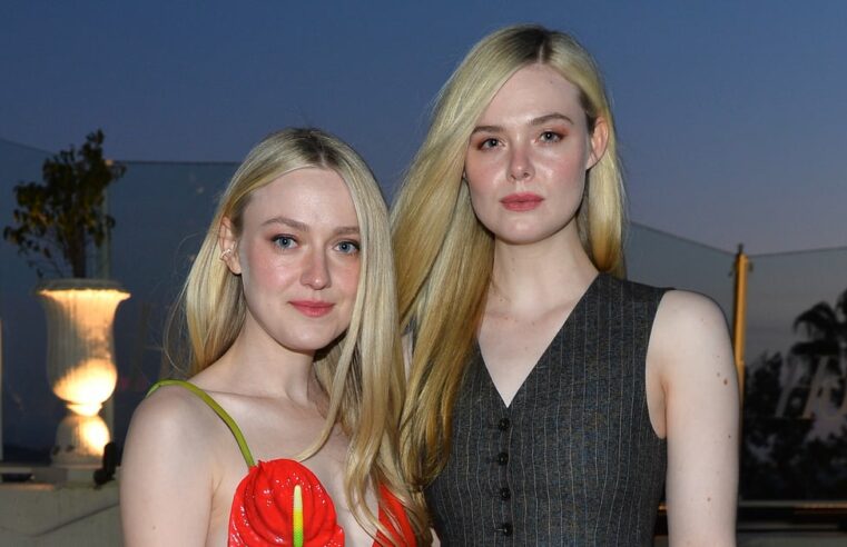 As roupas de Elle e Dakota Fanning no jantar dos estilistas poderosos