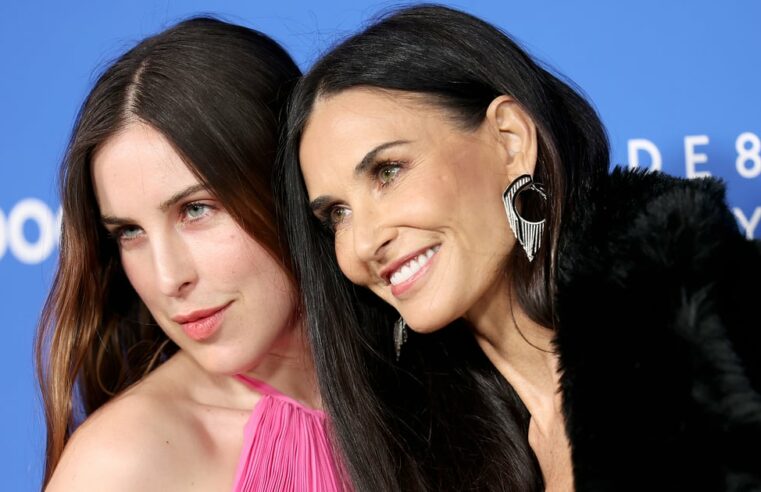 Demi Moore e Scout Willis no Fashion Trust US Awards