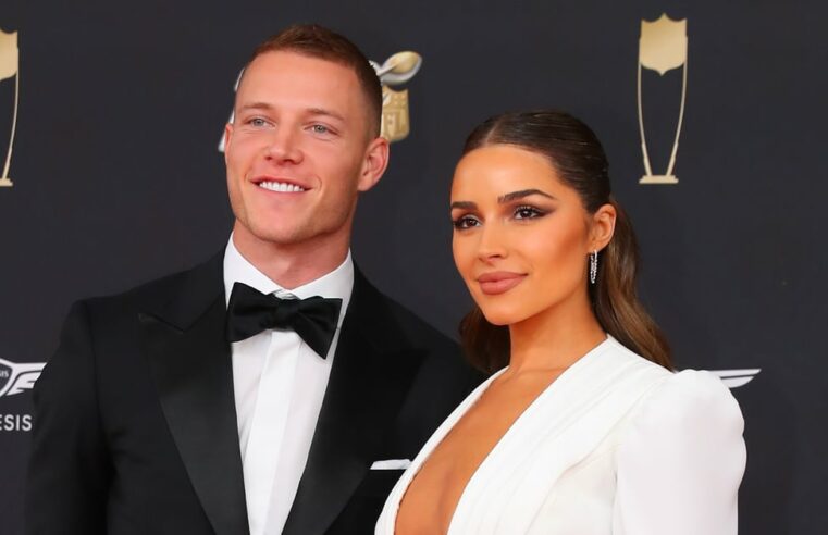 Anel de noivado oval de Olivia Culpo de Christian McCaffrey