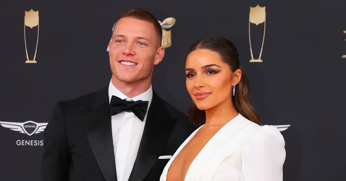 Anel de noivado oval de Olivia Culpo de Christian McCaffrey