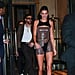 Kendall Jenner e rumores de BF Bad Bunny saem juntos para pós-festas do Met Gala