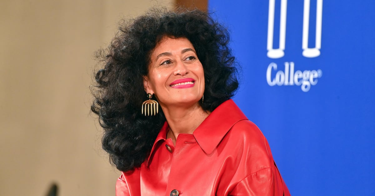 Tracee Ellis Ross usa saltos assimétricos em Nova York