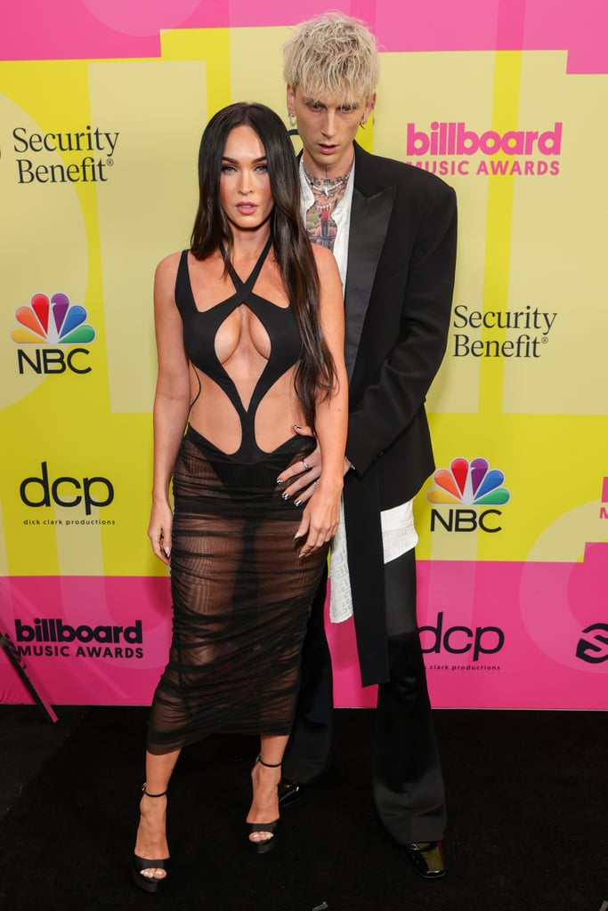 Megan Fox e Machine Gun Kelly no Billboard Music Awards em 2021