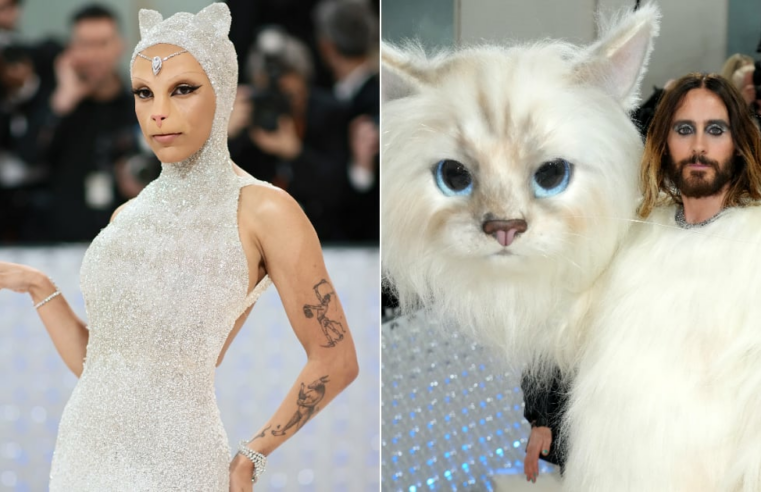 Homenagens do Met Gala 2023 à Cat Choupette de Karl Lagerfeld