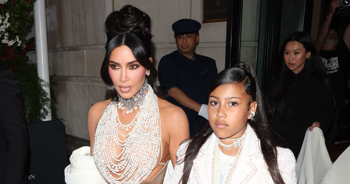 Jaqueta e jeans Chanel Tweed da North West no Met Gala 2023