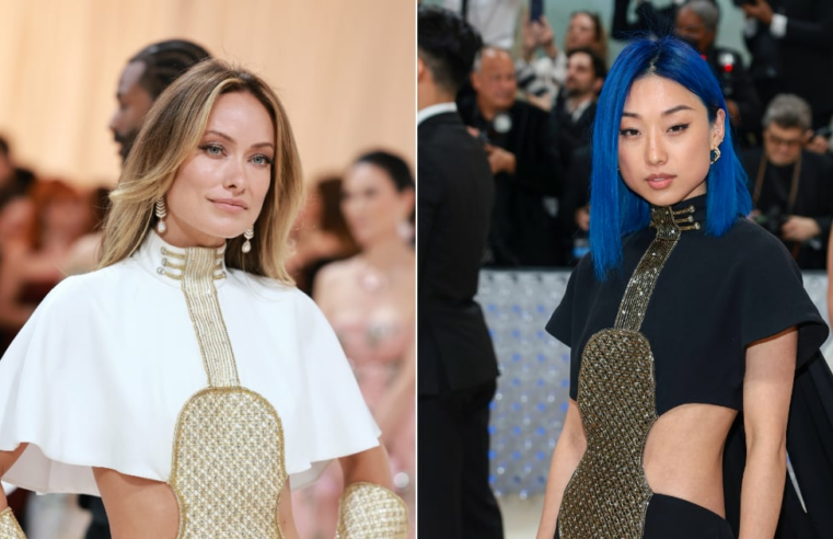 Olivia Wilde e Margaret Zhang usam o mesmo vestido do Met Gala