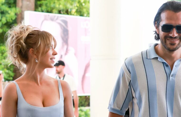 Sydney Sweeney combina com o noivo Jonathan Davino em Cannes